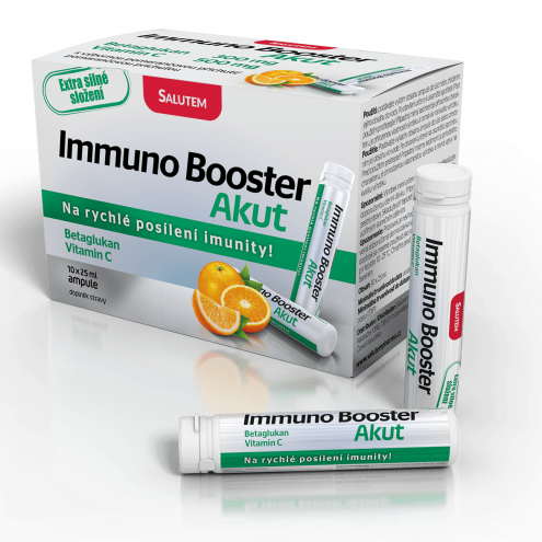 SALUTEM Immuno Booster Akut - иммунобустер со вкусом апельсина 10 * 25мл